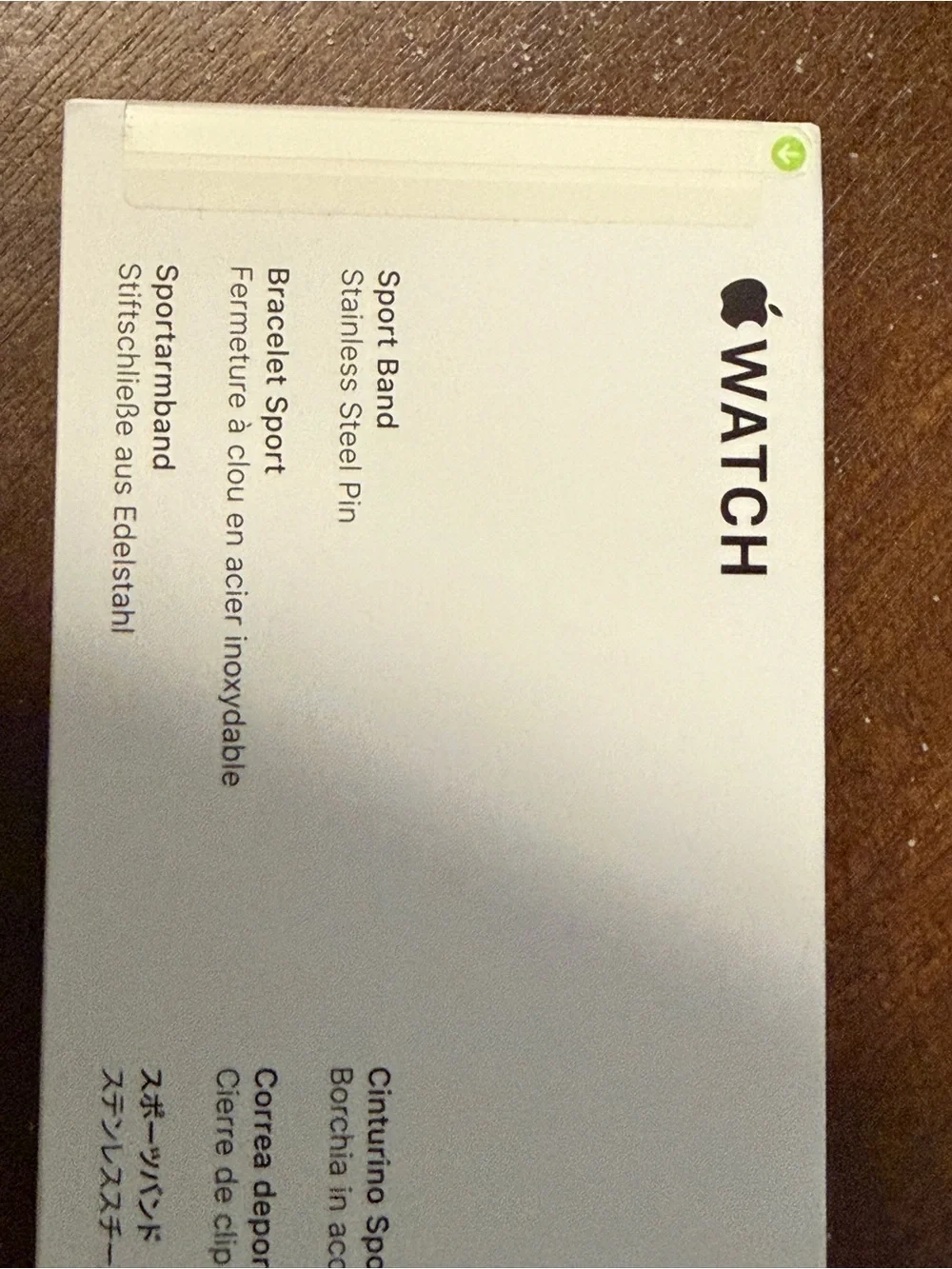 Apple 41mm White Sport Band - New